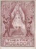 Rose Marie. Programme du Théâtre Mogador, dirigé par les frères Isola. Avec Oudart - Cloé Vidiane - June Roberts.. THEATRE MOGADOR 