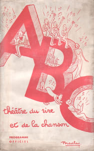 ABC, Théâtre du rire et de la chanson. Programme officiel à partir de juin 1917.