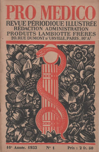 Pro medico 1933 N° 1.