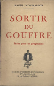 Sortir du gouffre. Idées pour un programme.