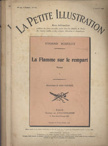 La petite illustration - Roman : La flamme sur le rempart. Roman complet en 4 fascicules.