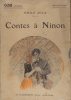 Contes à Ninon.. ZOLA Émile Couverture illustrée.