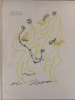 Les intérêts créés - Roses d'automne.. BENAVENTE Jacinto Illustrations de Toussaint d'Orcine. Reliure ornée d'un dessin original de Picasso.