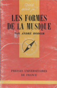 Les formes de la musique.