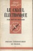 Le calcul électronique.. RENARD Bruno 