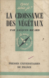 La croissance des végétaux.