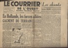 Le Courrier de l'Ouest. Première année N° 35.. LE COURRIER DE L'OUEST 