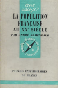 La population française au XXe siècle.