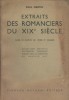 Extraits des romanciers du XIX e siècle. Classe de seconde des lycées et collèges.. MARTIN Paul 