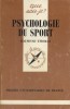 Psychologie du sport.. THOMAS Raymond 