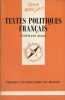 Textes politiques français.. RIALS Stéphane 