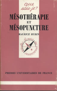 Mésothérapie et mésopuncture.