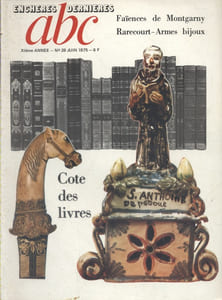 ABC N° 28 (Nouvelle série). Cote des livres - Faïence de Montgarny - Armes, bijoux...