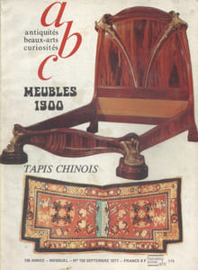 ABC N° 155. Meubles 1900 - Tapis chinois...