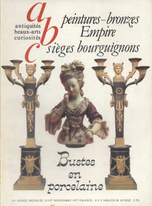 ABC N° 157. Peintures et bronzes Empire - Sièges bourguignons - Bustes en porcelaine...