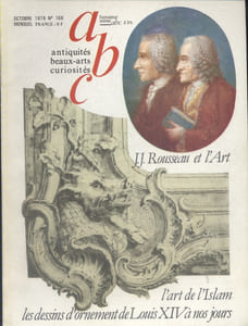 ABC N° 168. J.-J. Rousseau et l'art - L'art de l'Islam - Dessins d'ornement de Louis XIV à nos jours...