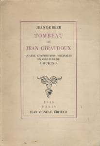 Tombeau de Jean Giraudoux.