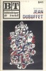 Jean Dubuffet.. BIBLIOTHEQUE DE TRAVAIL 