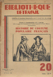 Histoire du costume populaire français.