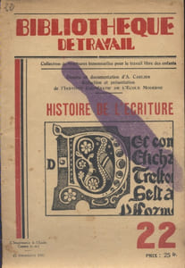 Histoire de l'écriture.