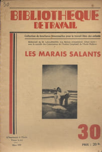 Les marais salants. (Dans l'Ile de Ré).