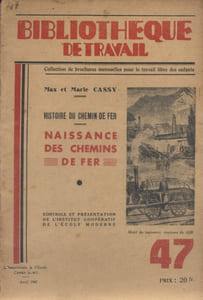 Naissance des chemins de fer.
