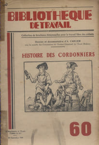 Histoire des cordonniers.