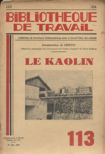 Le kaolin. A Livry (Nièvre).
