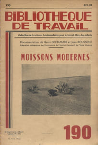 Moissons modernes.