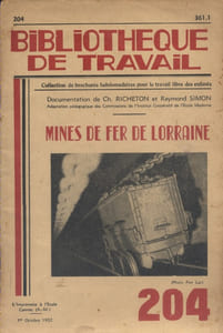 Mines de fer de Lorraine. (Mine de Hayange, Moselle).