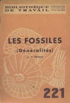 Les fossiles (Généralités).. BIBLIOTHEQUE DE TRAVAIL