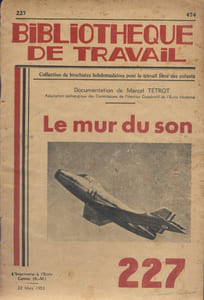 Le mur du son.