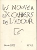 Les nouveaux cahiers de l'Adour. Revue d'expression littéraire N° 43.. LES NOUVEAUX CAHIERS DE L'ADOUR 