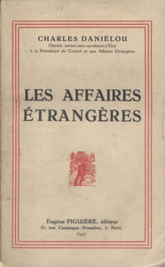 Les affaires étrangères.