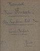 Cahier de cours manuscrit de l'élève sage-femme Marie Fourcat. Année scolaire 1914-1915.. HÔTEL-DIEU DE NANTES 