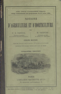Notions d'agriculture et d'horticulture. Cours moyen.. BARRAL J. A. - SAGNIER Henry