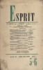 Revue Esprit. 1948, numéro 5/6. Numéro spécial double : Marxisme ouvert contre marxisme scholastique.. ESPRIT 1948-5/6 