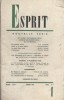 Revue Esprit. 1969, numéro 1. Sur Péguy, Marcuse…. ESPRIT 1969-1 
