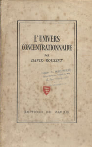 L'univers concentrationnaire.