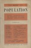 Population. Revue trimestrielle de l'Institut National d'Etudes Démographiques. N° 1 de 1947. Paul Vincent, Jacques Doublet, Jean Daric, Jacques ...