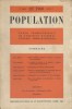 Population. Revue trimestrielle de l'Institut National d'Etudes Démographiques. N° 4 de 1960. Louis Henry, Jean Stoetzel, Pierre Renouvin, Jacques ...