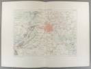 Berlin et ses environs. Carte en couleurs extraite de la Géographie universelle d'Elisée Reclus.. BERLIN Carte de Vuillemin, gravée par Erhard.