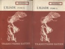 L'Iliade. (Extraits en deux volumes). Texte français.. HOMERE 