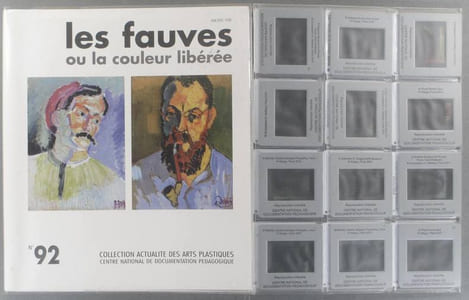 Les fauves ou la couleur libérée. Livret de 96 pages par Isabelle Monod-Fontaine, accompagné de 24 diapositives.