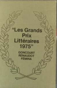 Les grands prix littéraires 1975. Coffret de trois livres : La vie devant soi, le maître d'heure, l'homme de sable.