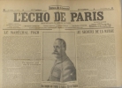 L'écho de Paris. N° 12410 du 8 août 1918. A la une : article et photo du Maréchal Foch.. L'ECHO DE PARIS 