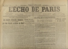 L'écho de Paris. N° 12486 du 23 octobre 1918.. L'ECHO DE PARIS 