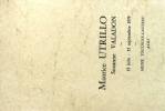 Maurice Utrillo - Suzanne Valadon. Catalogue de l'exposition au Musée Toulouse-Lautrec d'Albi.. CATALOGUE D'EXPOSITION ALBI 1979 16 reproductions en ...