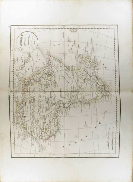 L'Afrique divis&eacute;e en ses principaux &eacute;tats. (Carte dress&eacute;e en 1834).. DELAMARCHE F&eacute;lix 