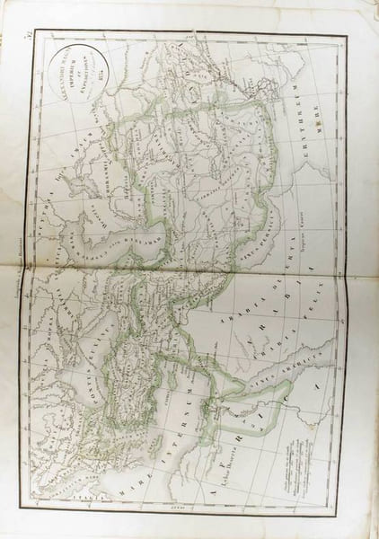 Alexandri Magni Imperium et expeditiones. (Carte dress&eacute;e en 1834).. DELAMARCHE F&eacute;lix 